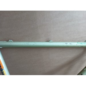 Détail de la peinture d'origine et des stickers Columbus