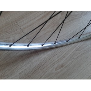 2 Roues RIGIDA ACIER 700C clincher rims randonneuse PEUGEOT 130.6mm RO12