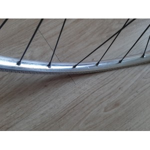 2 Roues RIGIDA ACIER 700C clincher rims randonneuse PEUGEOT 130.6mm RO12