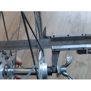 2 Roues RIGIDA ACIER 700C clincher rims randonneuse PEUGEOT 130.6mm RO12