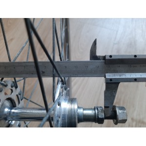 2 Roues RIGIDA ACIER 700C clincher rims randonneuse PEUGEOT 130.6mm RO12