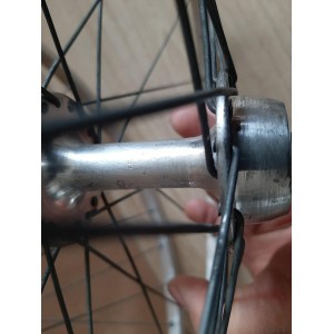 2 Roues MAVIC MA 700c hub MAILLARD VELO DE ROUTE CLINCHER rims 125.6mm RO14