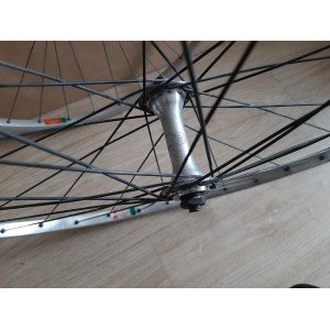 2 Roues MAVIC MA 700c hub MAILLARD VELO DE ROUTE CLINCHER rims 125.6mm RO14