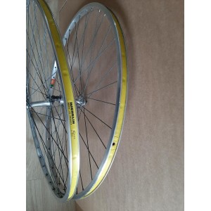 2 Roues MAVIC MA 700c hub MAILLARD VELO DE ROUTE CLINCHER rims 125.6mm RO14