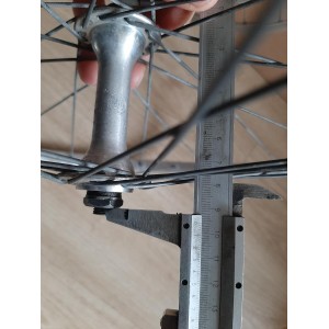2 Roues MAVIC MA 700c hub MAILLARD VELO DE ROUTE CLINCHER rims 125.6mm RO14