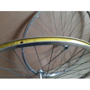 2 Roues MAVIC MA 700c hub MAILLARD VELO DE ROUTE CLINCHER rims 125.6mm RO14