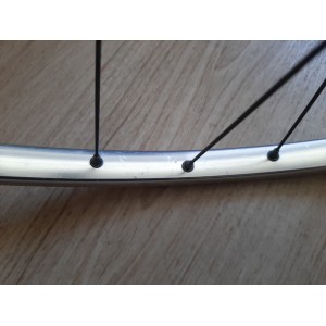 Roue avant MAVIC MA2 700c hub Maillard VELO DE ROUTE CLINCHER 97.3mm rims RO15