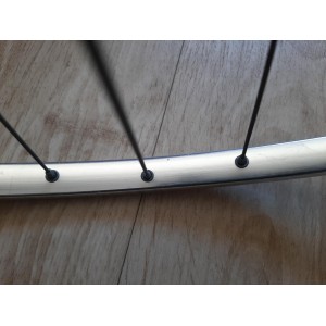 MAVIC MA2 700c front wheel with Maillard hub, clincher rim for road bike, 97.3mm spacing