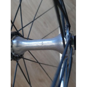 MAVIC MA2 700c front wheel with Maillard hub, clincher rim for road bike, 97.3mm spacing