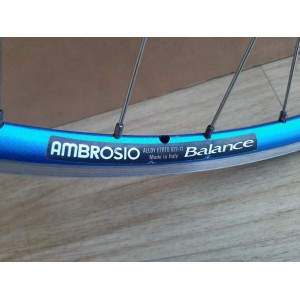 Roue arrière AMBROSIO Balance CAMPAGNOLO VELOCE 9S 131mm vintage RO16