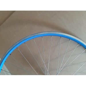 Vintage rear wheel AMBROSIO Balance with CAMPAGNOLO VELOCE 9-speed (9S) hub