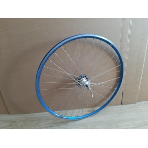Vintage rear wheel AMBROSIO Balance with CAMPAGNOLO VELOCE 9-speed (9S) hub