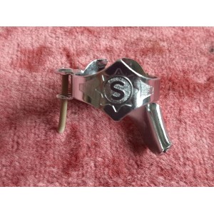 Simplex gear cable guide clamp mounting point close-up