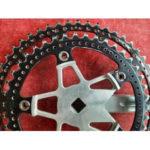 Pedalier Stronglight 105 TER 42-52 170 14×1.25 ancien velo PD4