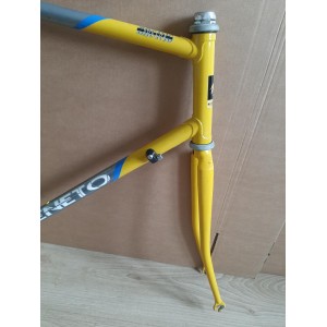 Cadre+ jeu de direction velo VENETO COLUMBUS 3400g 59.5×57cm 131 mm 1.37*24