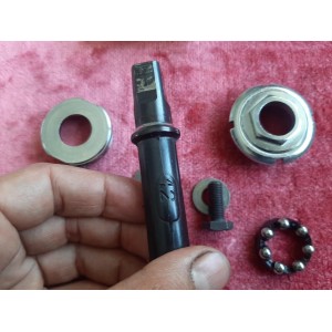 NERVAR Bottom Bracket French Thread 35x1 mm 122 mm Axle for Triple Chainset
