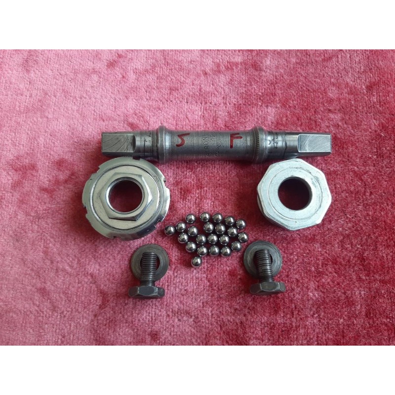 Boitier de pedalier STRONGLIGHT 35x100 Français 125mm velo triple plateaux BP7