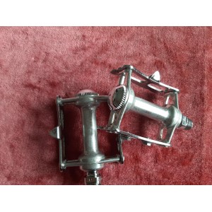 Détail marquage Campagnolo Record pédale piste