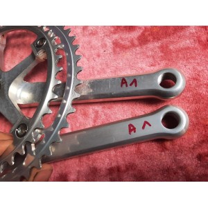 TEVANO crankset 42-50 aluminium 170 14x125 VINTAGE BIKE PD5