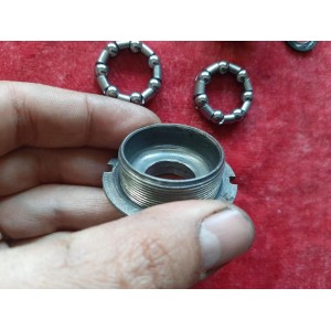 Boitier de pedalier STRONGLIGHT 35x100 Français 125mm velo triple plateaux BP12SREF