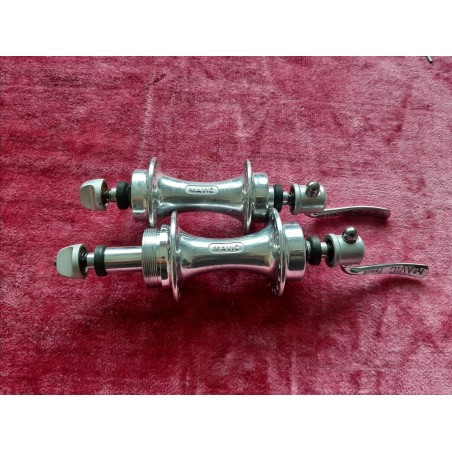 MAVIC 500 RD vintage hub set front/rear 36H French thread 34.7x100