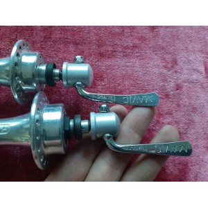 MAVIC 500 RD vintage hub set front/rear 36H French thread 34.7x100