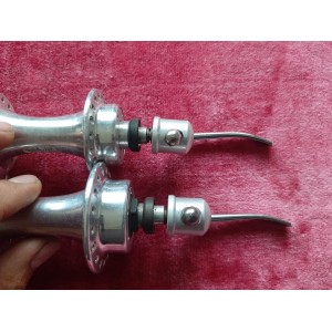 MAVIC 500 RD vintage hub set front/rear 36H French thread 34.7x100