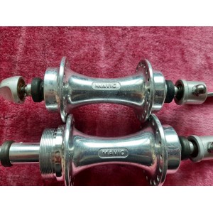 MAVIC 500 RD vintage hub set front/rear 36H French thread 34.7x100