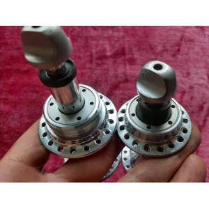 MAVIC 500 RD vintage hub set front/rear 36H French thread 34.7x100