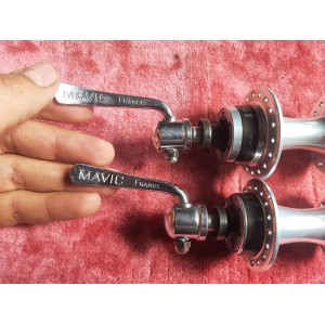 MAVIC 501 vintage hub set front and rear 36H BSA thread 1.37x24