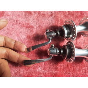 MAVIC 501 vintage hub set front and rear 36H BSA thread 1.37x24