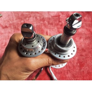MAVIC 501 vintage hub set front and rear 36H BSA thread 1.37x24