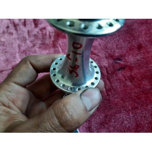 Opposite side flange showing spoke hole condition and markings
