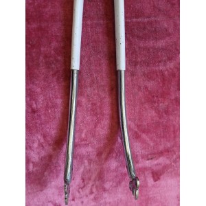 Detailaufnahme Gabelschaft und Gewinde 25x100
