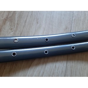 2 MAVIC G40 700c 36H dark grey clincher rims vintage bike