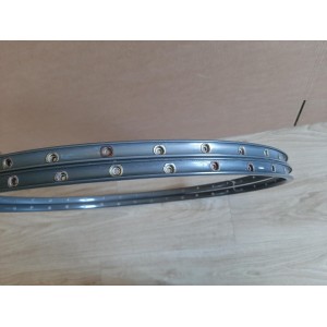 2 × Jantes MAVIC G40 GRIS FONCE 700c 36S jantes à pneus ancien velo JA20
