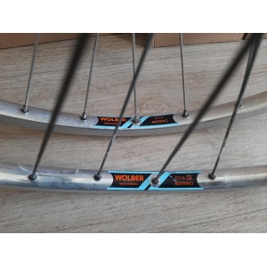 2 WOBLER GTA SHIMANO 700c wheels clincher 126 mm spacing
