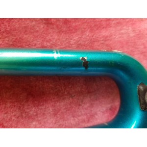 TVT fork  169mm in carbon Kevlar for a 700C bicycle frame 26.4 410g 25.4 100mm