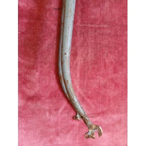 Overall length measurement of the 177mm vintage bicycle fork