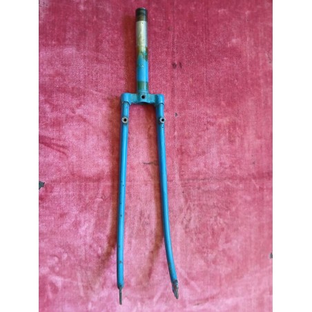 Forcella acciaio 167mm Peugeot – vista laterale – componente vintage usato