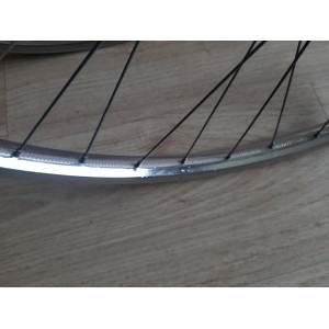 2 Roues LYOTARD ACIER 650B moyeux ATOM 1978 randonneuse 120mm PEUGEOT RO1