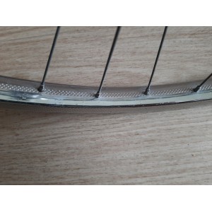 2 Roues LYOTARD ACIER 650B moyeux ATOM 1978 randonneuse 120mm PEUGEOT RO1