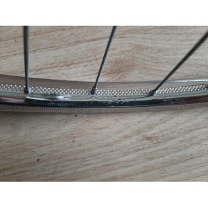 2 Roues LYOTARD ACIER 650B moyeux ATOM 1978 randonneuse 120mm PEUGEOT RO1