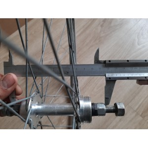 2 Roues LYOTARD ACIER 650B moyeux ATOM 1978 randonneuse 120mm PEUGEOT RO1