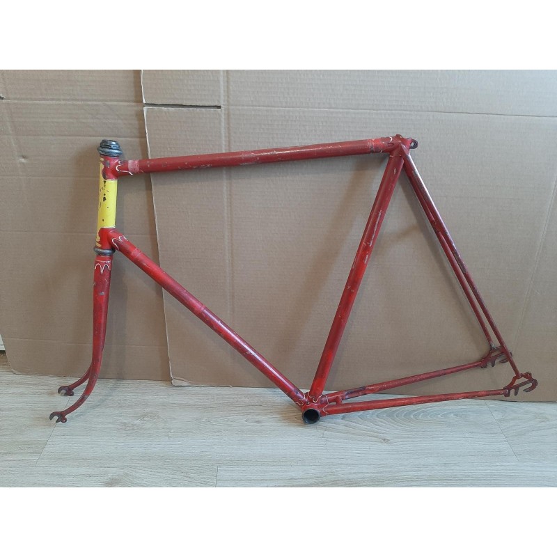 Great Lucifer Oscar Egg 1930 steel bicycle frame 61 cm front profile