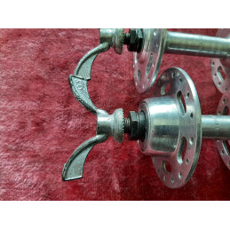Moyeux NORMANDY grand flasque 36T RANDONNEUSE Axe Plein vintage bike D7