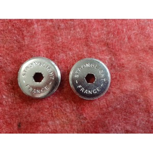 Top view STRONGLIGHT 23mm dust cap steel France