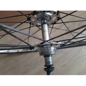 SAMIR SAMINOX 700C steel REAR wheel with NEW STAR hub 120mm  touring bike
