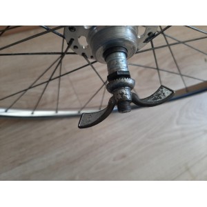 SAMIR SAMINOX 700C steel REAR wheel with NEW STAR hub 120mm  touring bike