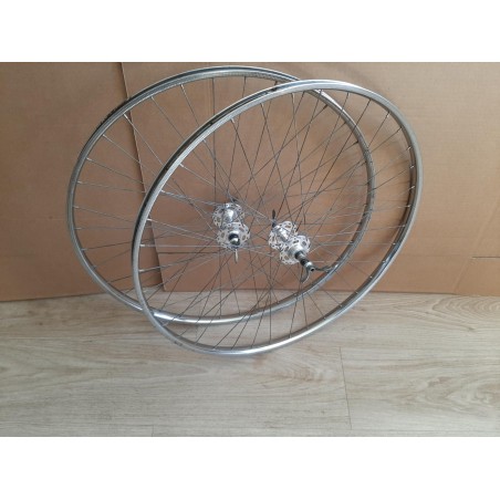 2-wheel Samir Saminox steel 700C Excelto super competition touring bicycle 122.6mm